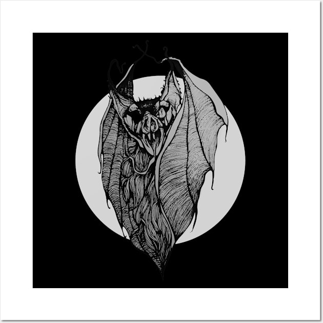 ― moon bat Wall Art by stcrbcn